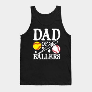 Dad of Ballers - Baseball / SoftballLover Tank Top